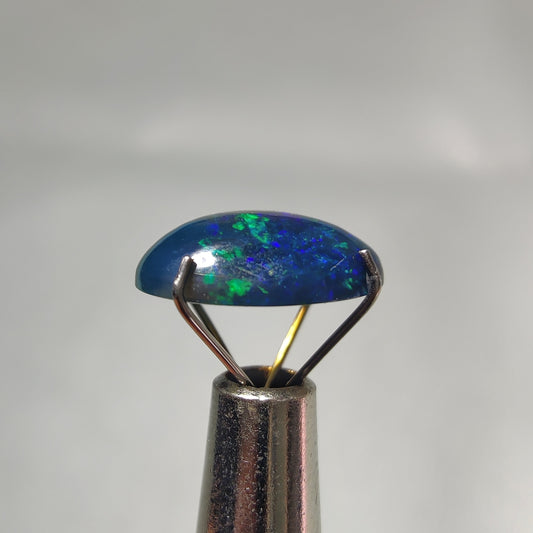 Natural Black Ethiopian Opal Cabochon