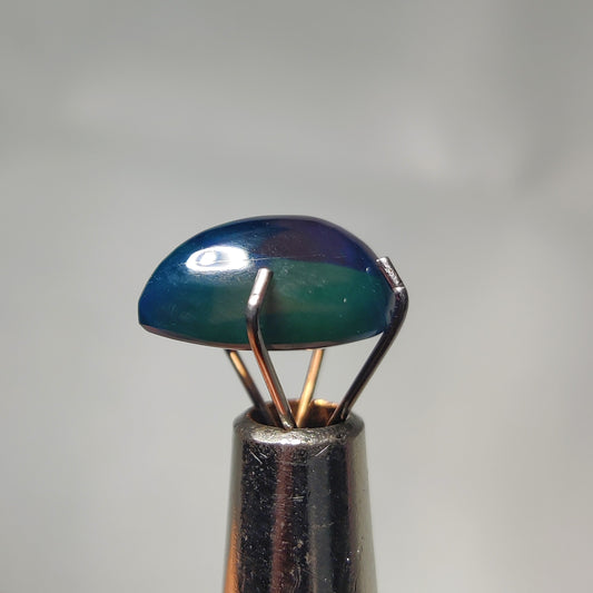 Natural Black Ethiopian Opal Cabochon