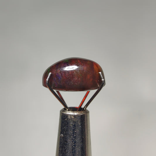 Natural Black Ethiopian Opal Cabochon