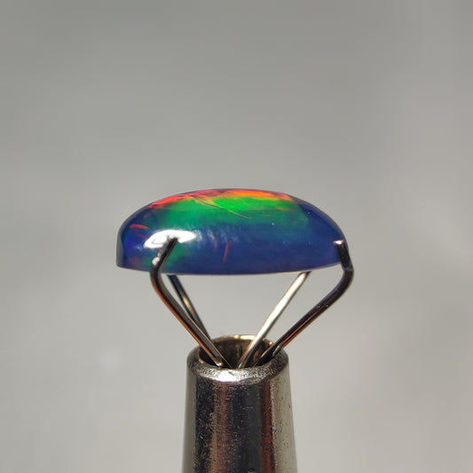Natural Black Ethiopian Opal Cabochon