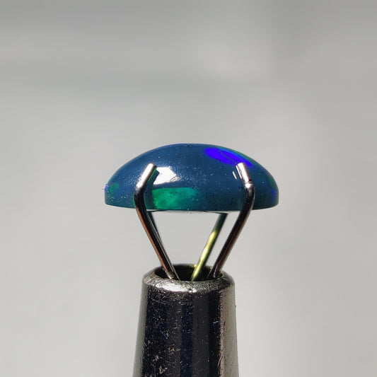Natural Black Ethiopian Opal Cabochon