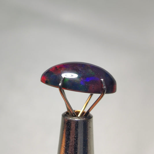 Natural Black Ethiopian Opal Cabochon