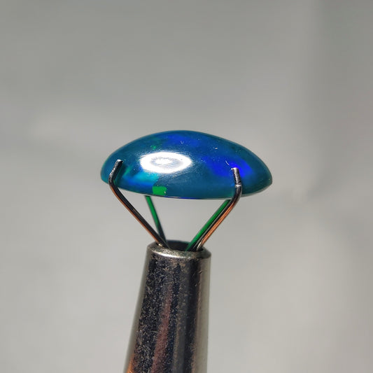 Natural Black Ethiopian Opal Cabochon