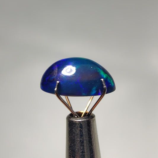 Natural Black Ethiopian Opal Cabochon