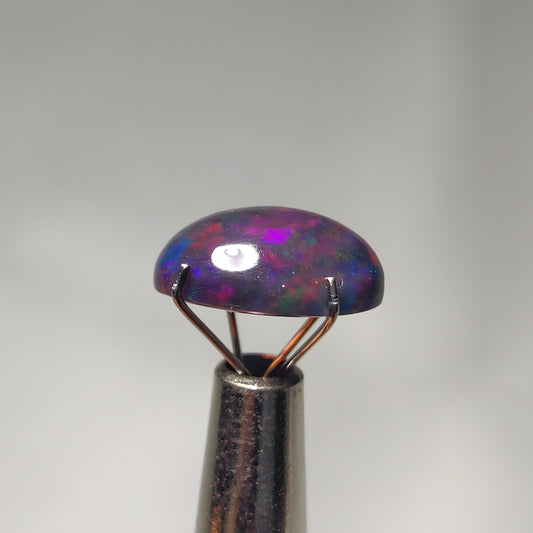 Natural Black Ethiopian Opal Cabochon
