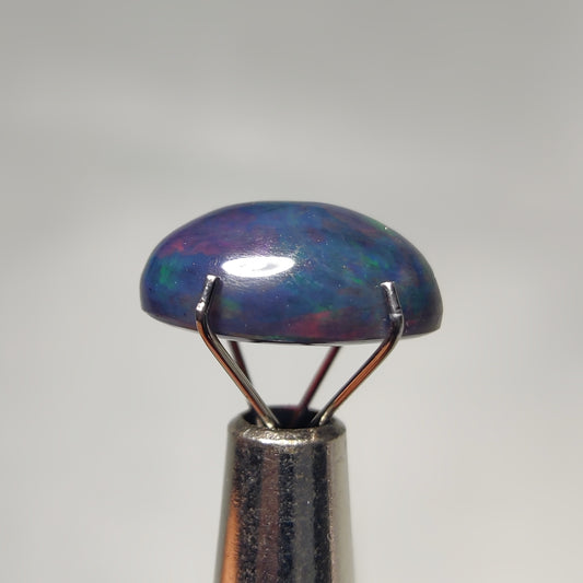 Natural Black Ethiopian Opal Cabochon