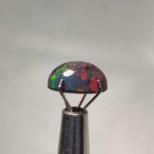 Natural Black Ethiopian Opal Cabochon