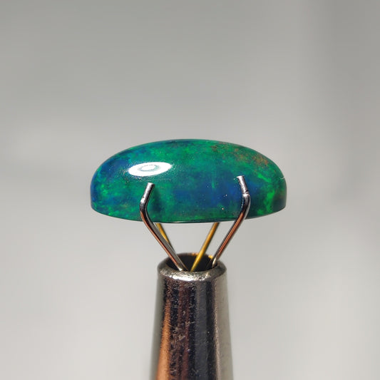 Natural Black Ethiopian Opal Cabochon
