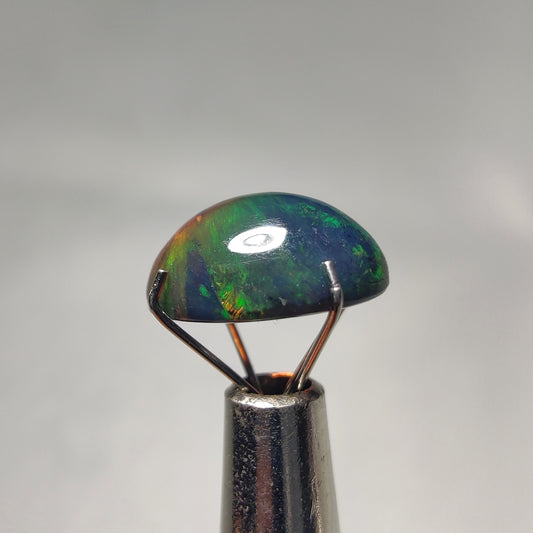 Natural Black Ethiopian Opal Cabochon