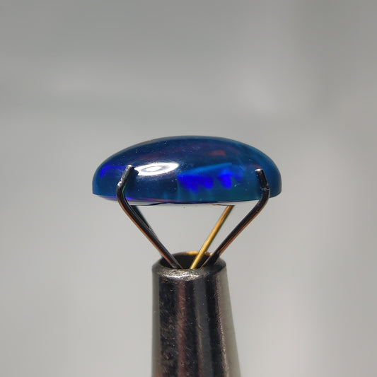 Natural Black Ethiopian Opal Cabochon