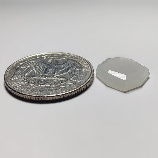 Step Cut White Moonstone
