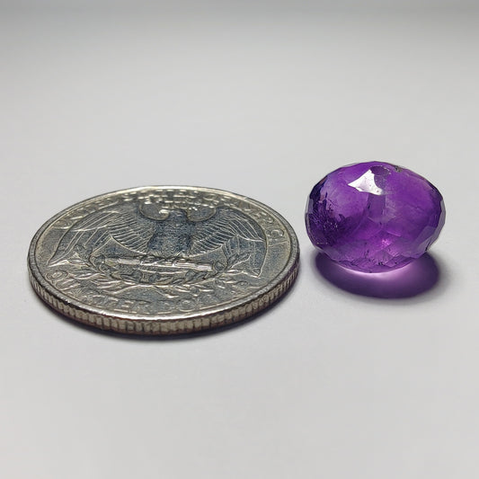 Top To Bottom Drilled Faceted Amethyst