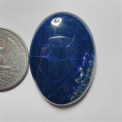 Sodalite gemstone cabochon - natural crystal healing stone for jewelry making by SemiPreciousCabs
