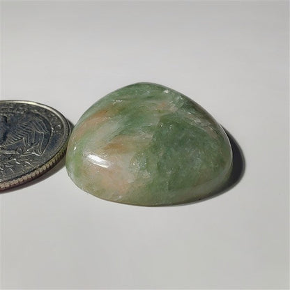 Golden Serphnite gemstone cabochon - natural crystal healing stone for jewelry making by SemiPreciousCabs