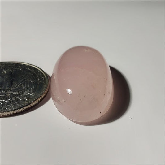 Rose Quartz gemstone cabochon - natural crystal healing stone for jewelry making by SemiPreciousCabs