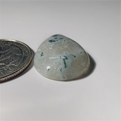 Solar Slice Quartz gemstone cabochon - natural crystal healing stone for jewelry making by SemiPreciousCabs