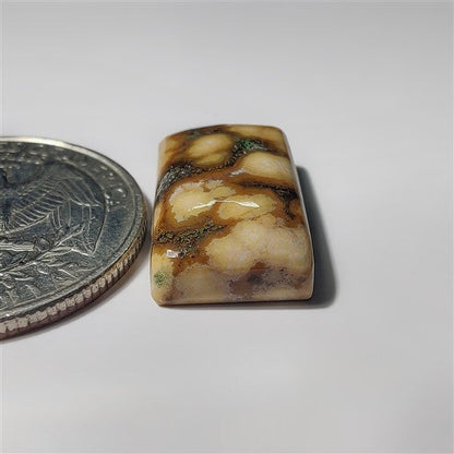 Ocean Jasper gemstone cabochon - natural crystal healing stone for jewelry making by SemiPreciousCabs