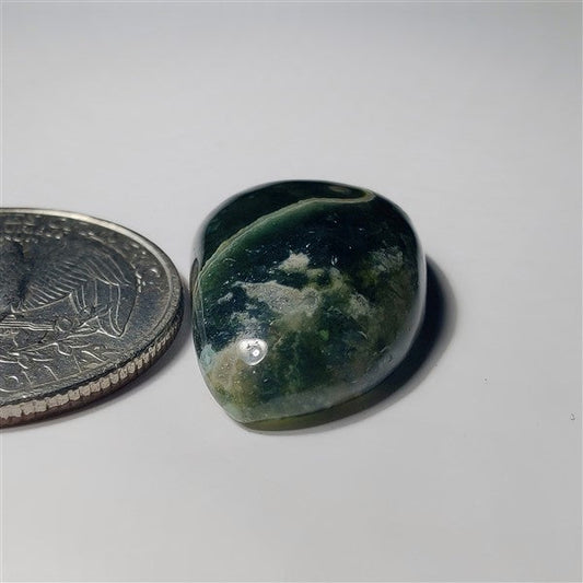 Ocean Jasper gemstone cabochon - natural crystal healing stone for jewelry making by SemiPreciousCabs