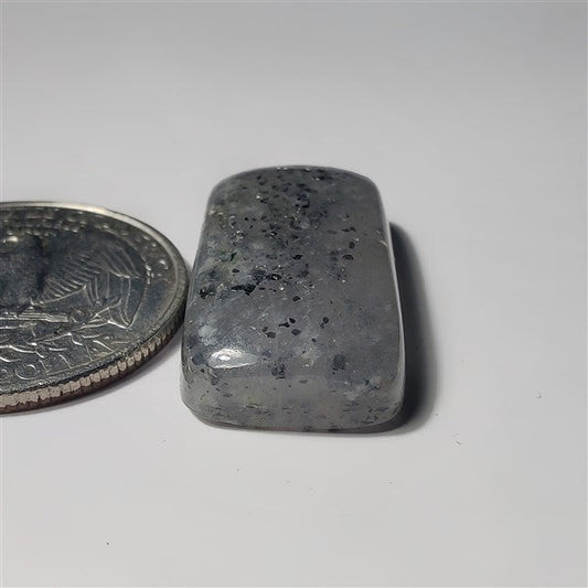 Mid Night Quartz gemstone cabochon - natural crystal healing stone for jewelry making by SemiPreciousCabs