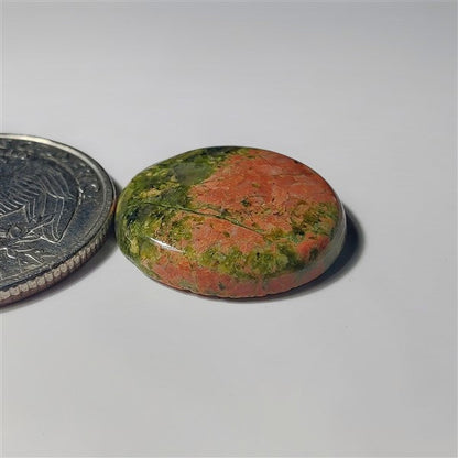 Unakaite gemstone cabochon - natural crystal healing stone for jewelry making by SemiPreciousCabs