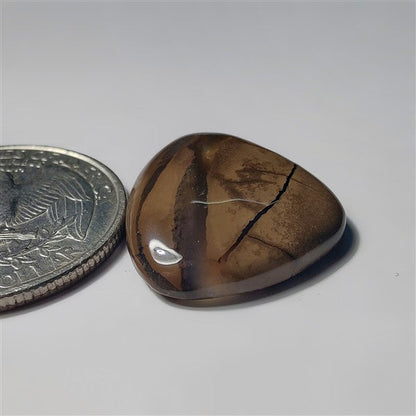 Chocolate Jasper gemstone cabochon - natural crystal healing stone for jewelry making by SemiPreciousCabs