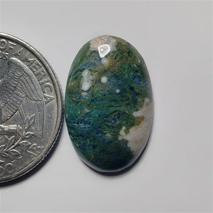 Ocean Jasper gemstone cabochon - natural crystal healing stone for jewelry making by SemiPreciousCabs