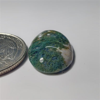 Ocean Jasper gemstone cabochon - natural crystal healing stone for jewelry making by SemiPreciousCabs