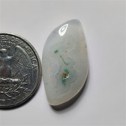 Solar Slice Quartz gemstone cabochon - natural crystal healing stone for jewelry making by SemiPreciousCabs