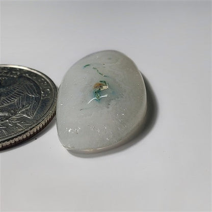 Solar Slice Quartz gemstone cabochon - natural crystal healing stone for jewelry making by SemiPreciousCabs