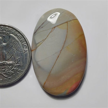 Polychrome Jasper gemstone cabochon - natural crystal healing stone for jewelry making by SemiPreciousCabs
