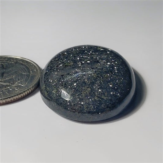 Mid Night Quartz gemstone cabochon - natural crystal healing stone for jewelry making by SemiPreciousCabs