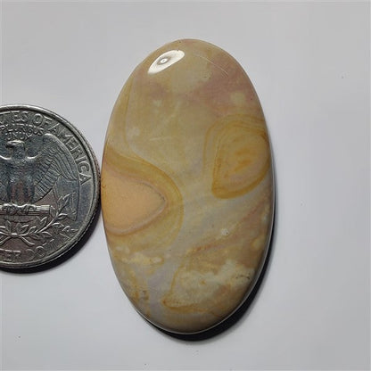 Polychrome Jasper gemstone cabochon - natural crystal healing stone for jewelry making by SemiPreciousCabs