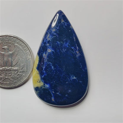 Sodalite gemstone cabochon - natural crystal healing stone for jewelry making by SemiPreciousCabs
