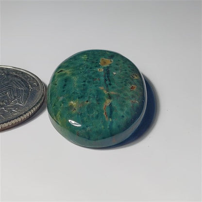 Ocean Jasper gemstone cabochon - natural crystal healing stone for jewelry making by SemiPreciousCabs