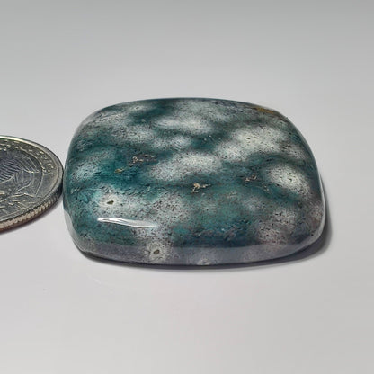 Ocean Jasper gemstone cabochon - natural crystal healing stone for jewelry making by SemiPreciousCabs