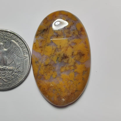 African Agate gemstone cabochon - natural crystal healing stone for jewelry making by SemiPreciousCabs