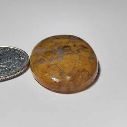African Agate gemstone cabochon - natural crystal healing stone for jewelry making by SemiPreciousCabs