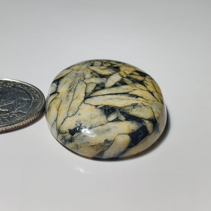 Pinolith Jasper gemstone cabochon - natural crystal healing stone for jewelry making by SemiPreciousCabs
