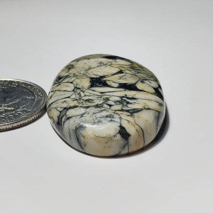 Pinolith Jasper gemstone cabochon - natural crystal healing stone for jewelry making by SemiPreciousCabs
