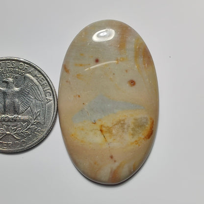 Polychrome Jasper gemstone cabochon - natural crystal healing stone for jewelry making by SemiPreciousCabs