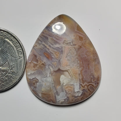 Turkish Stick Agate gemstone cabochon - natural crystal healing stone for jewelry making by SemiPreciousCabs