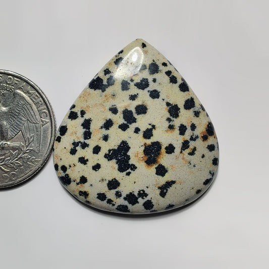 Dalamantion Jasper gemstone cabochon - natural crystal healing stone for jewelry making by SemiPreciousCabs