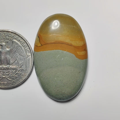 Polychrome Jasper gemstone cabochon - natural crystal healing stone for jewelry making by SemiPreciousCabs