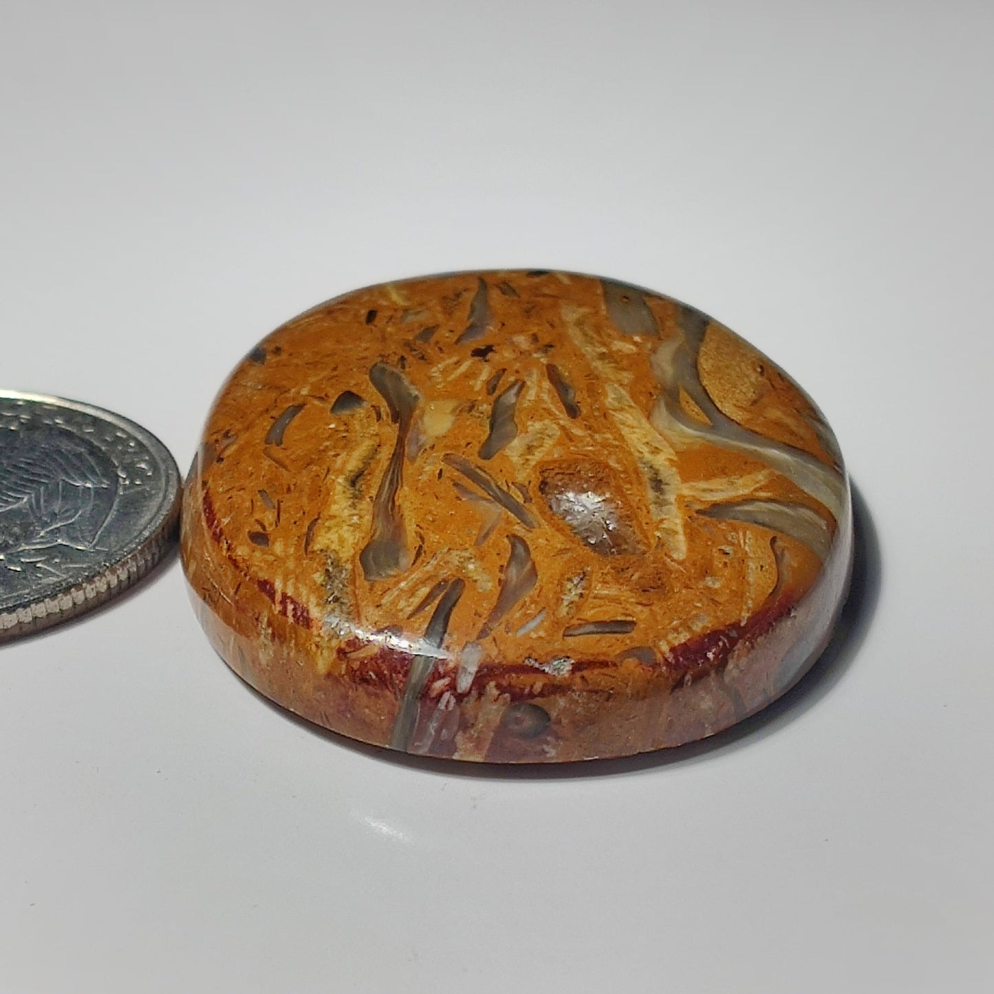 Mariyam Jasper gemstone cabochon - natural crystal healing stone for jewelry making by SemiPreciousCabs