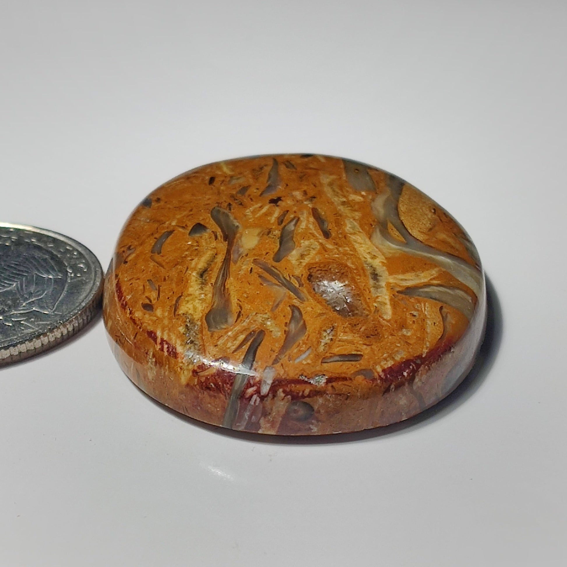 Mariyam Jasper gemstone cabochon - natural crystal healing stone for jewelry making by SemiPreciousCabs