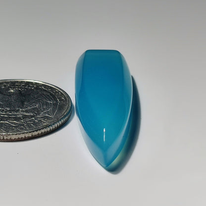 Chalcedony gemstone cabochon - natural crystal healing stone for jewelry making by SemiPreciousCabs