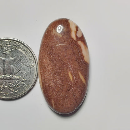 Coconut Jasper gemstone cabochon - natural crystal healing stone for jewelry making by SemiPreciousCabs