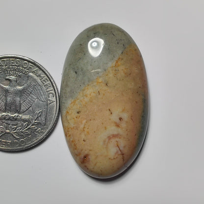 Polychrome Jasper gemstone cabochon - natural crystal healing stone for jewelry making by SemiPreciousCabs