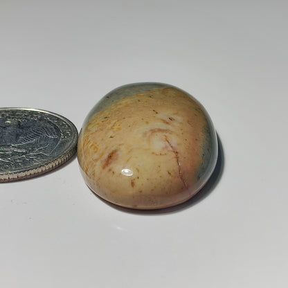 Polychrome Jasper gemstone cabochon - natural crystal healing stone for jewelry making by SemiPreciousCabs