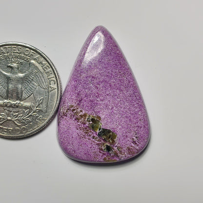 Stichtite gemstone cabochon - natural crystal healing stone for jewelry making by SemiPreciousCabs